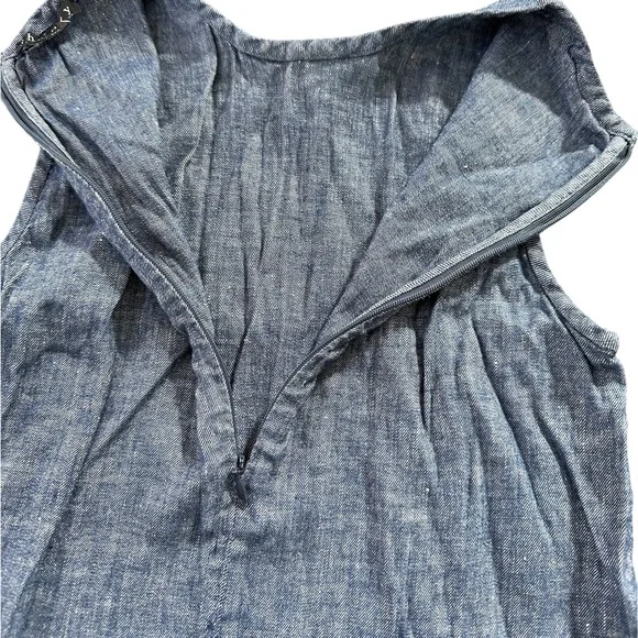 Theory Sleeveless Midi Shirt Dress Size 00 with extra stretch #43 - Picture 2 of 5